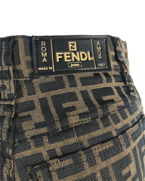 vintage fendi zucca pants|vintage Fendi waist bag.